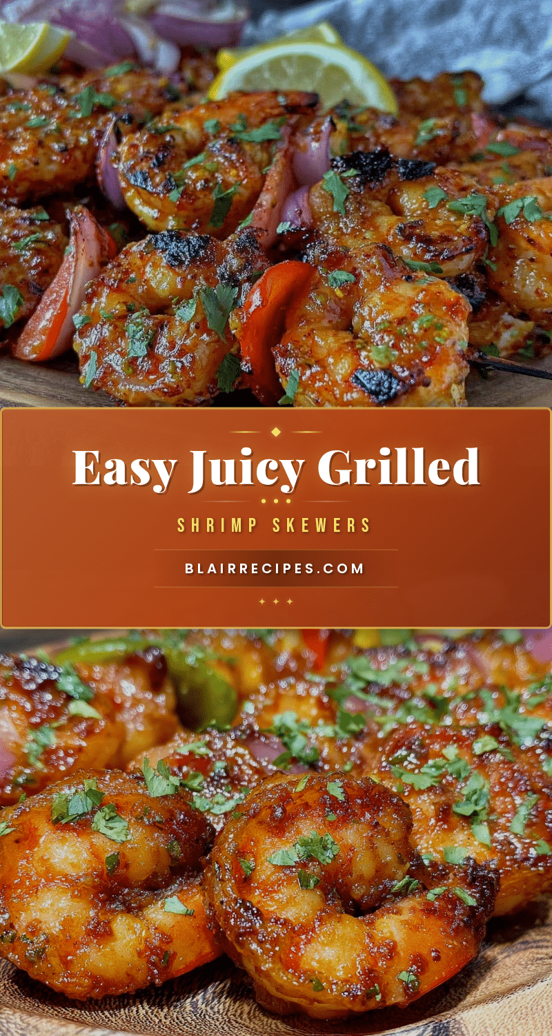 easy juicy grilled shrimp skewers recipe