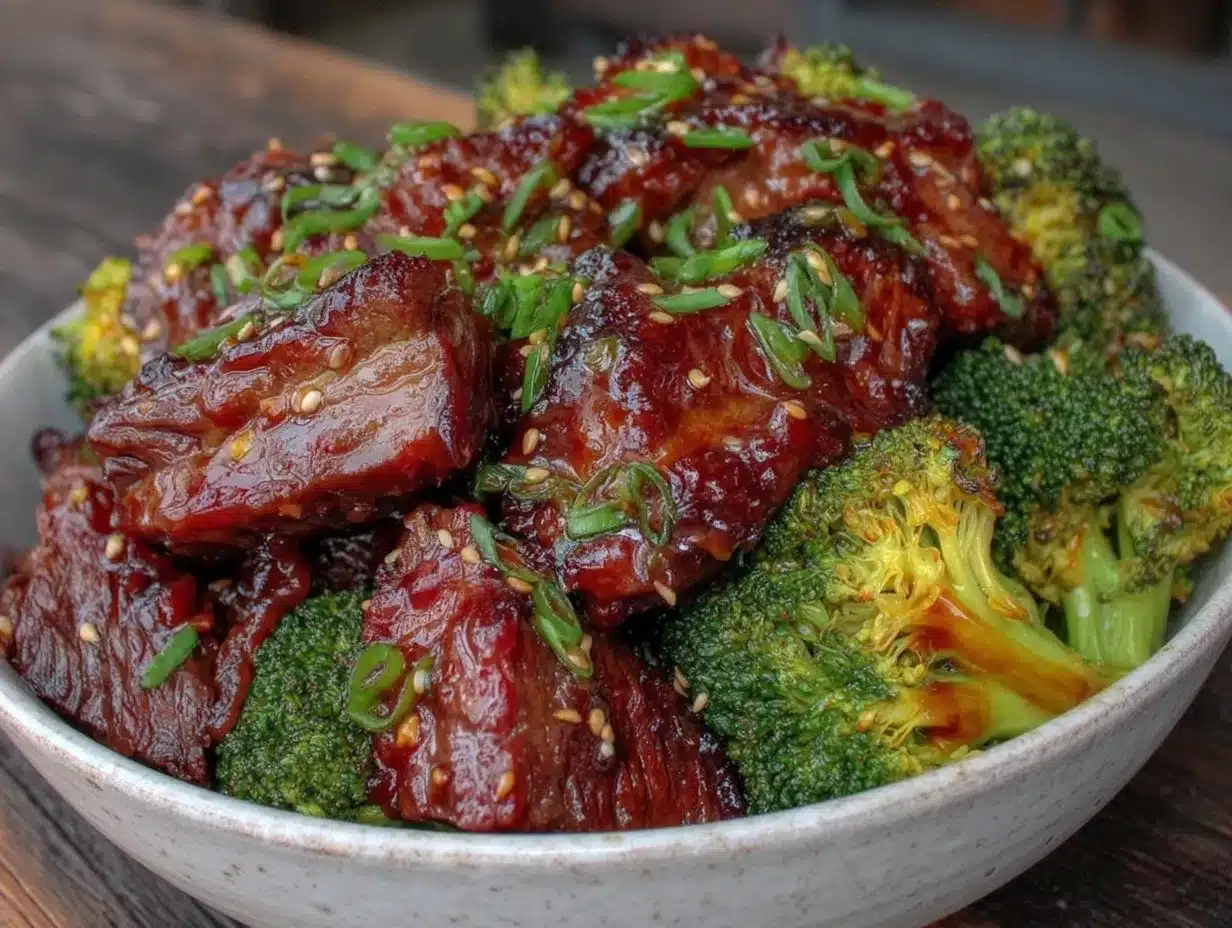 easy tender crockpot beef and broccoli preparation steps
