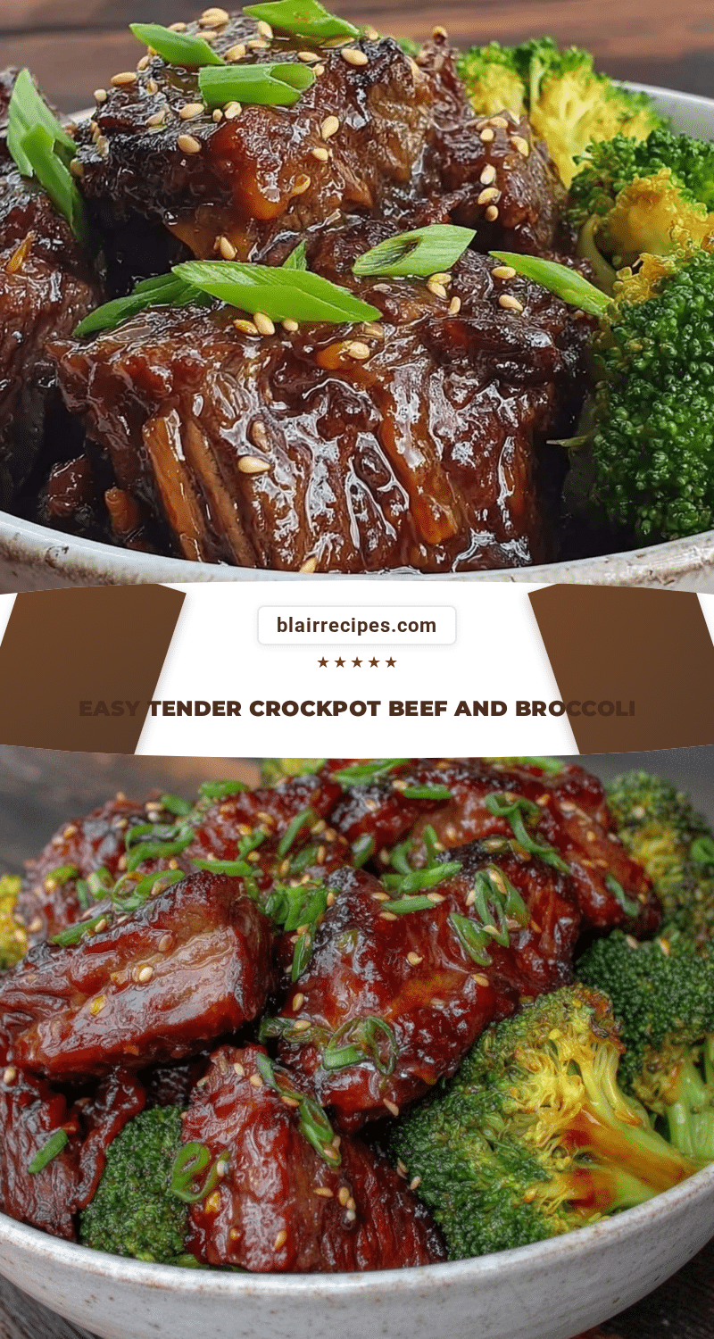 easy tender crockpot beef and broccoli recipe