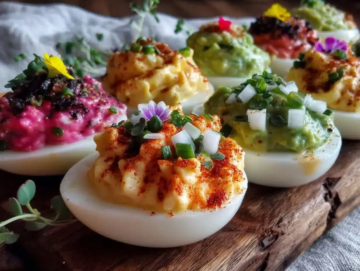 Flavorful Deviled Egg Bar preparation steps