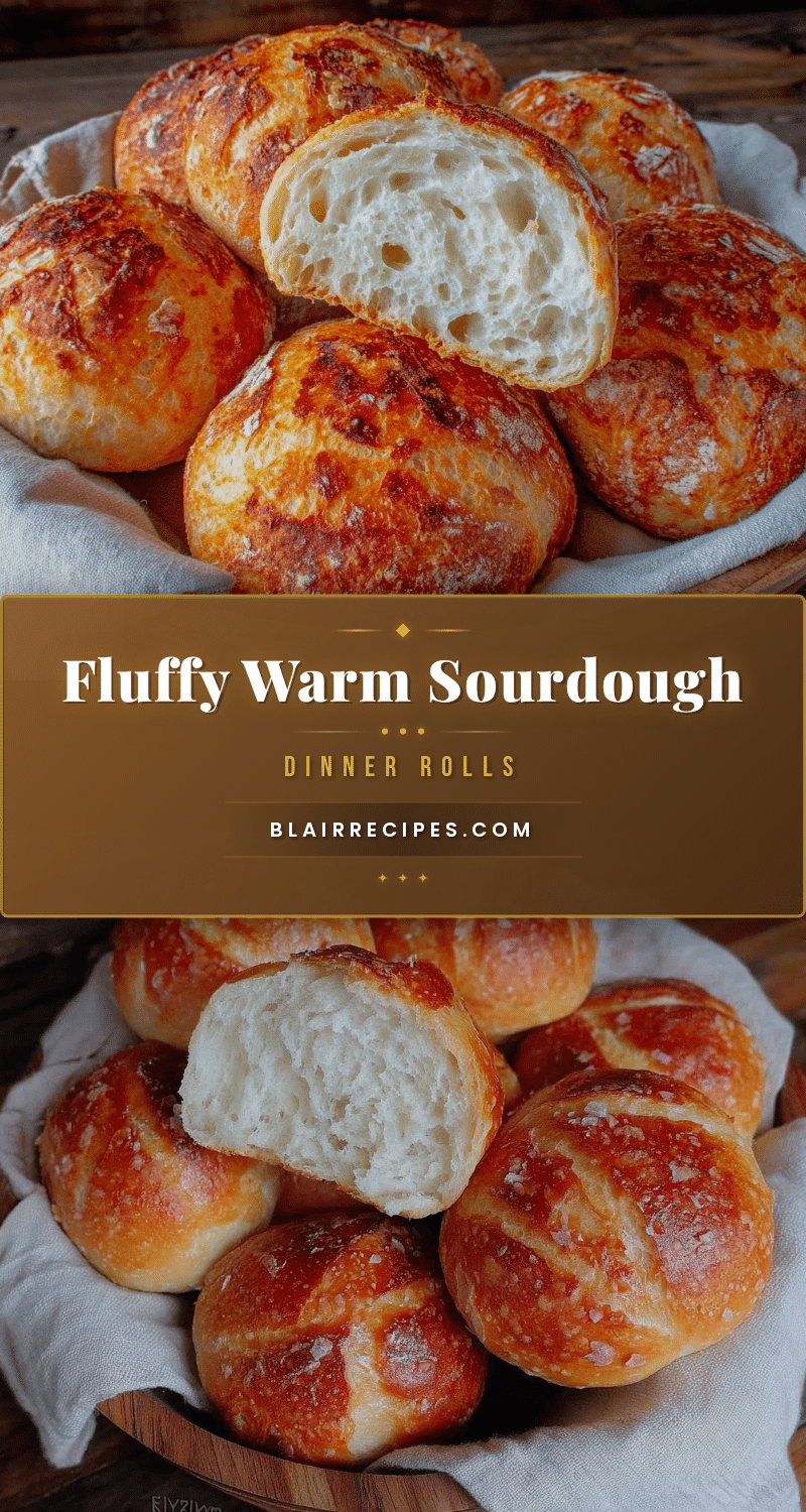 fluffy sourdough dinner rolls recipe