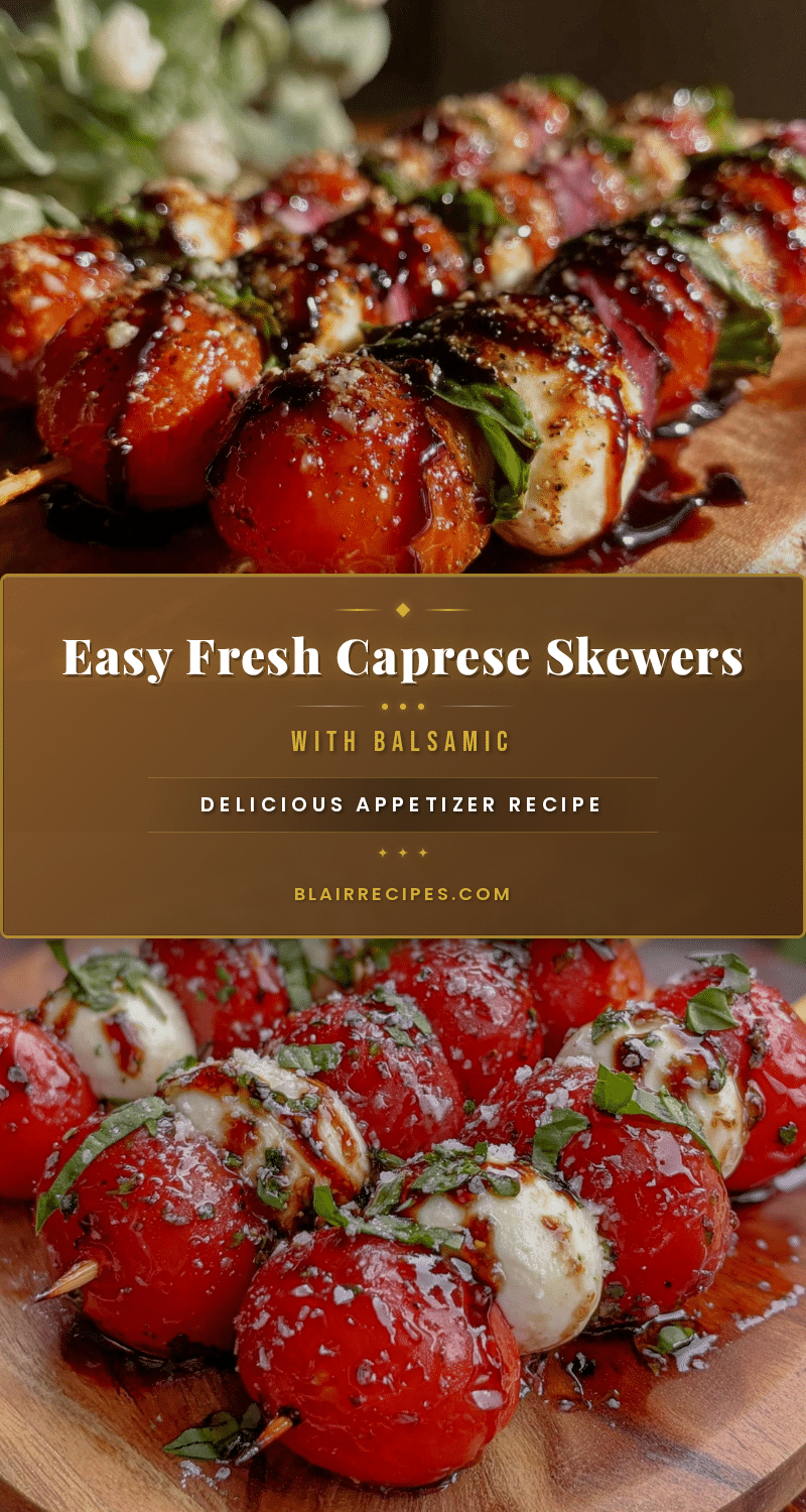 fresh caprese skewers recipe
