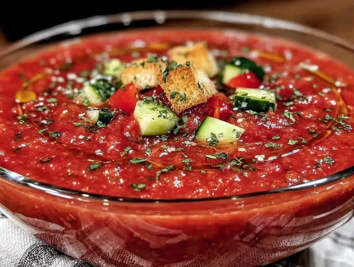 fresh gazpacho recipe preparation steps