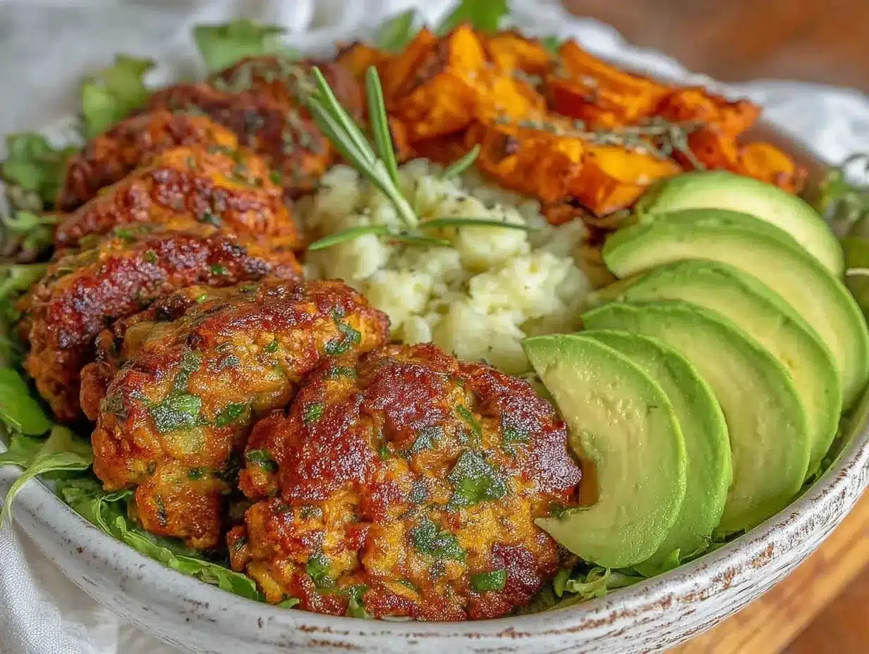 fresh turkey burger bowls preparation steps