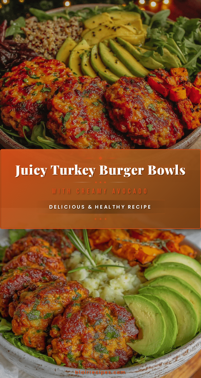 fresh turkey burger bowls recipe