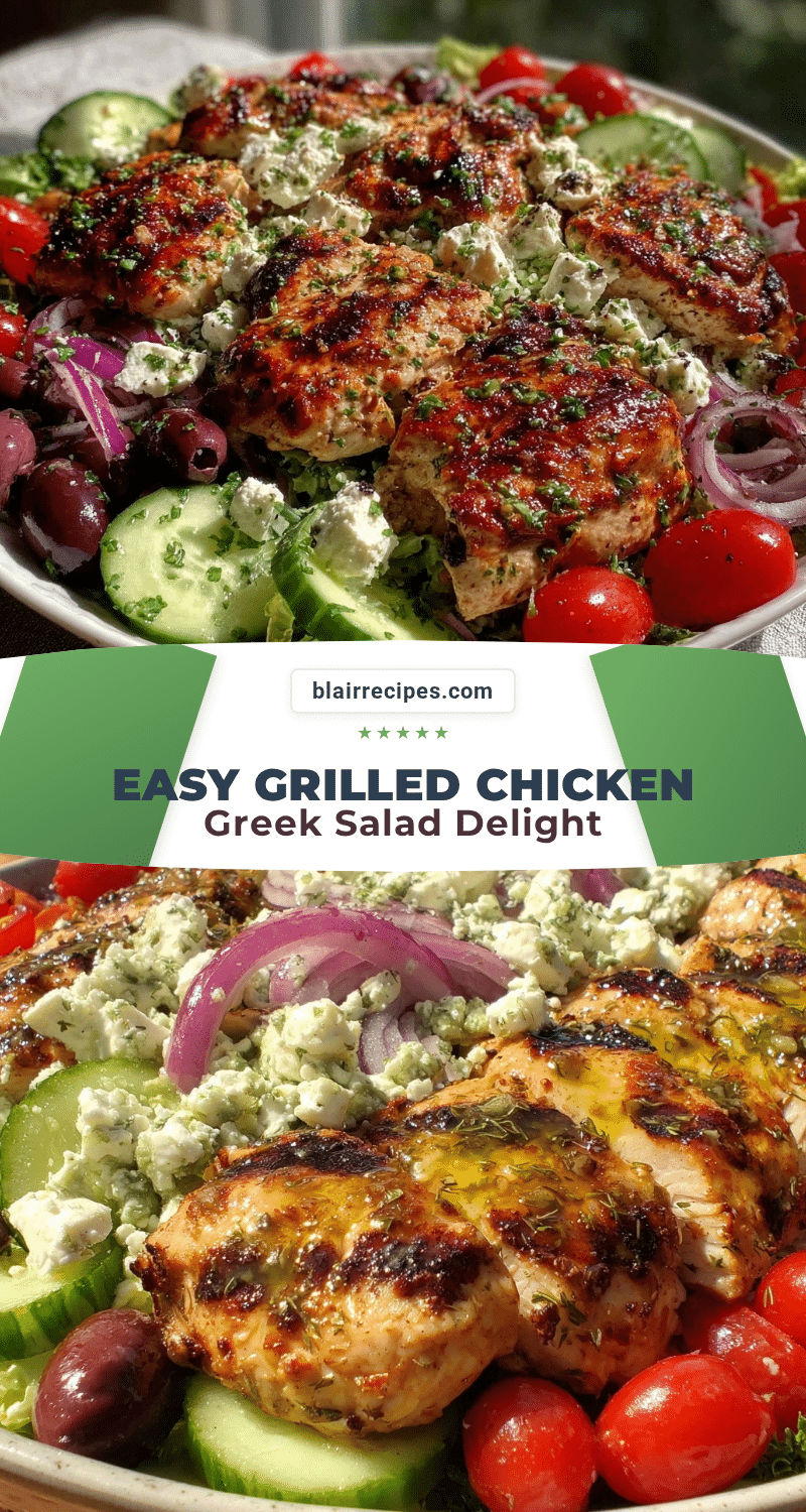 grilled chicken greek salad recipe