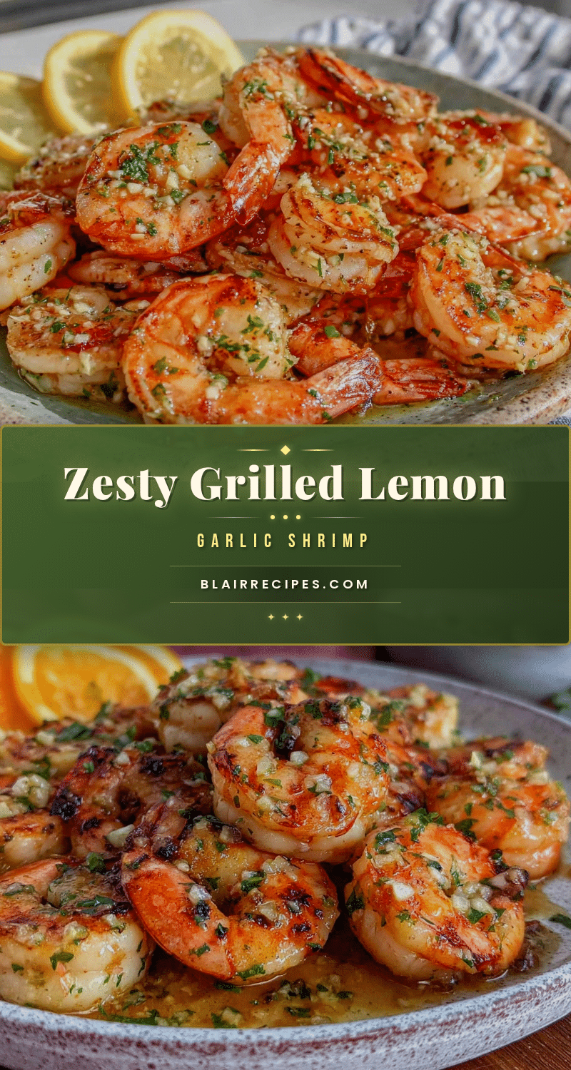 grilled lemon garlic shrimp recipe