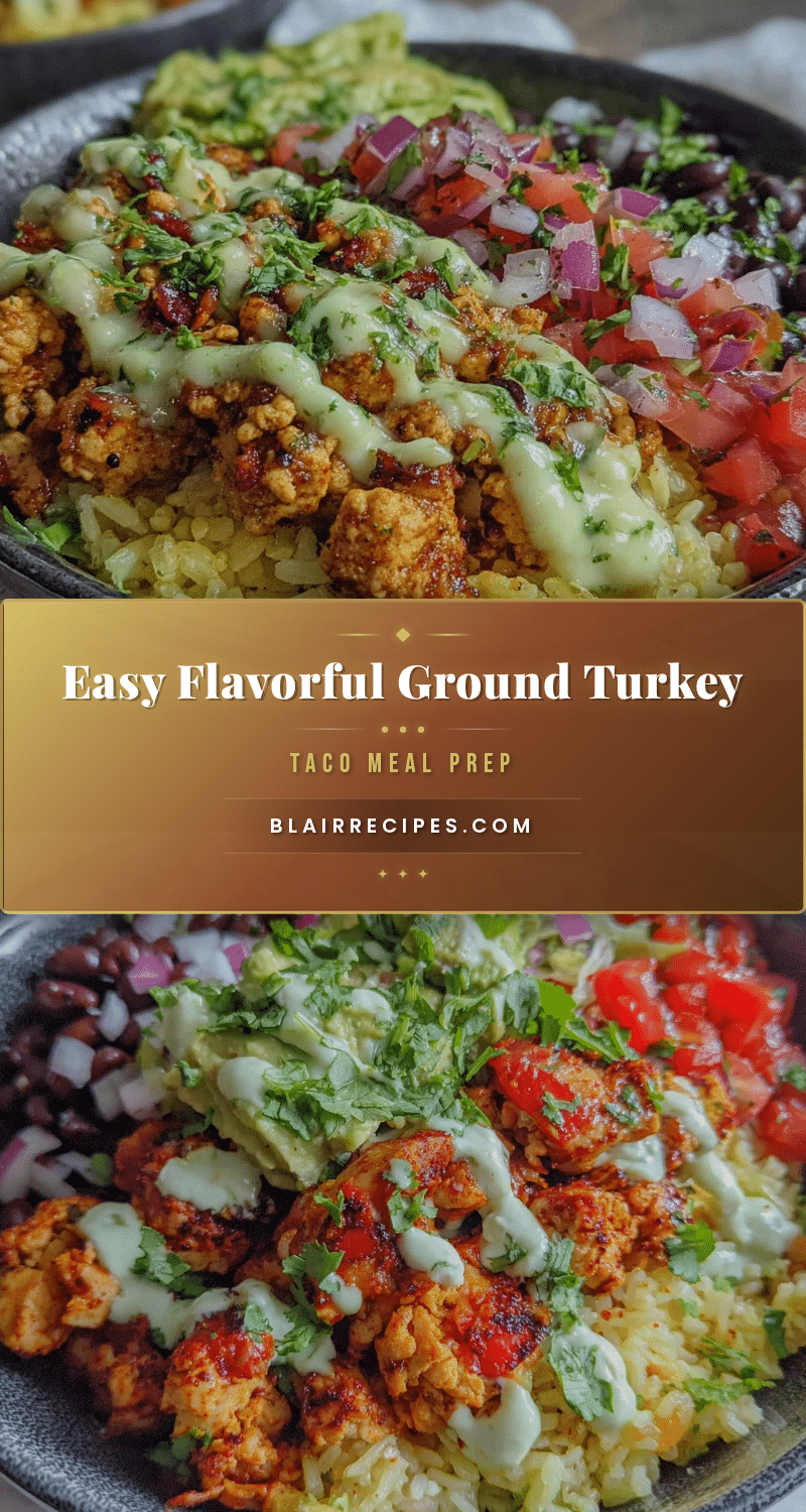 ground turkey taco meal prep recipe