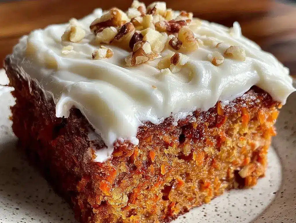 healthy carrot cake recipe - featured image