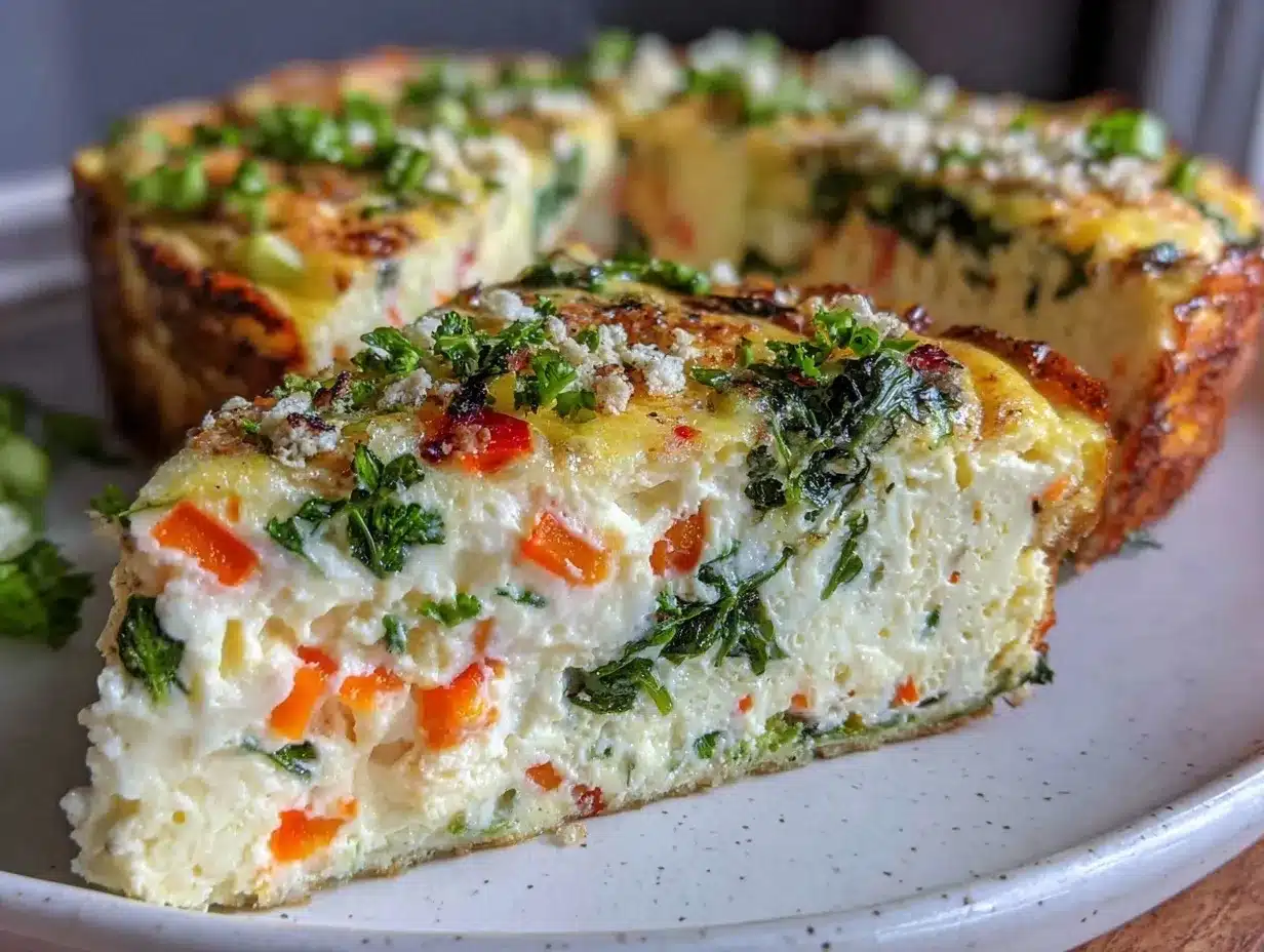 healthy egg white frittata preparation steps