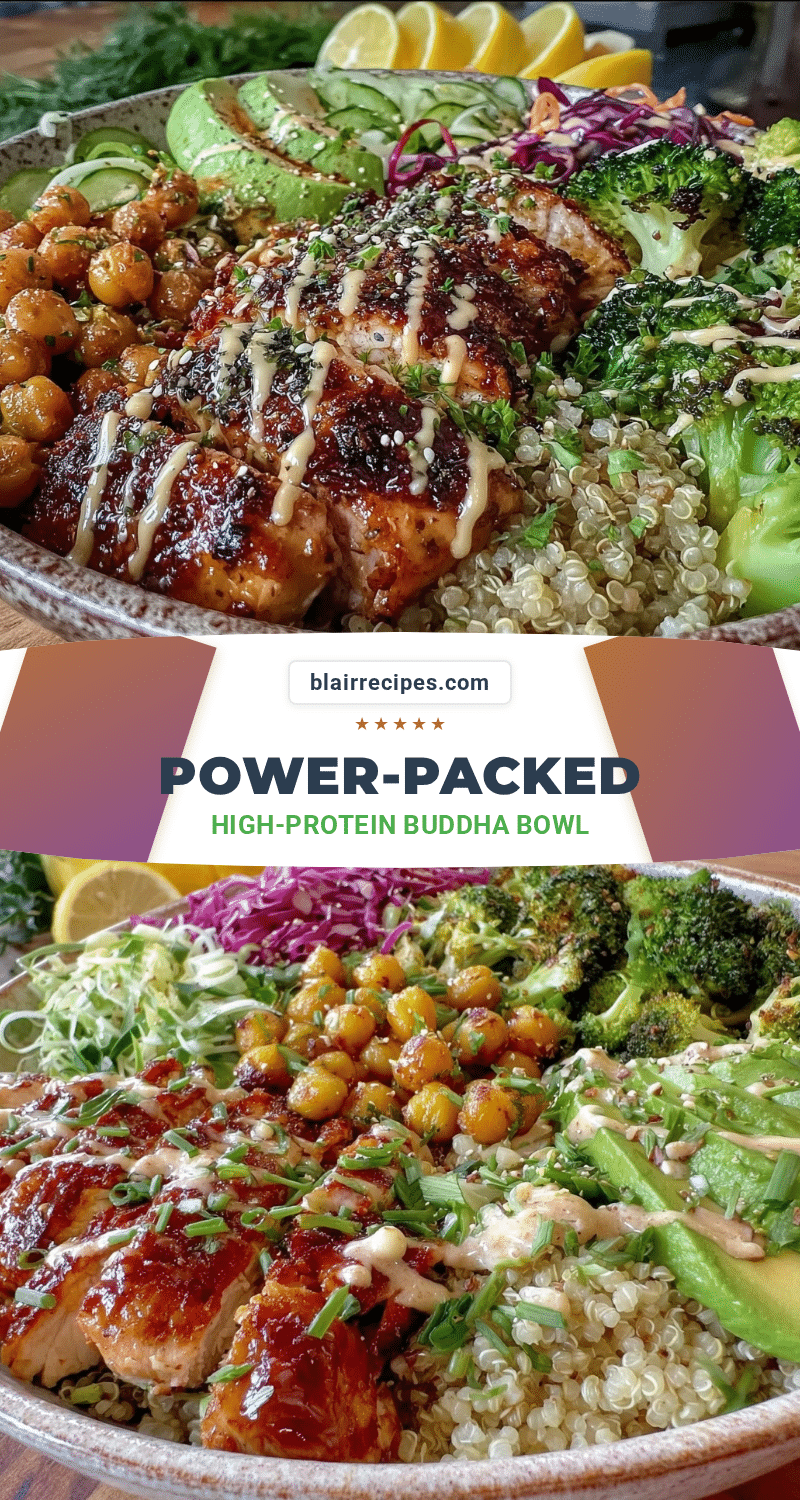Healthy High-Protein Buddha Bowl recipe
