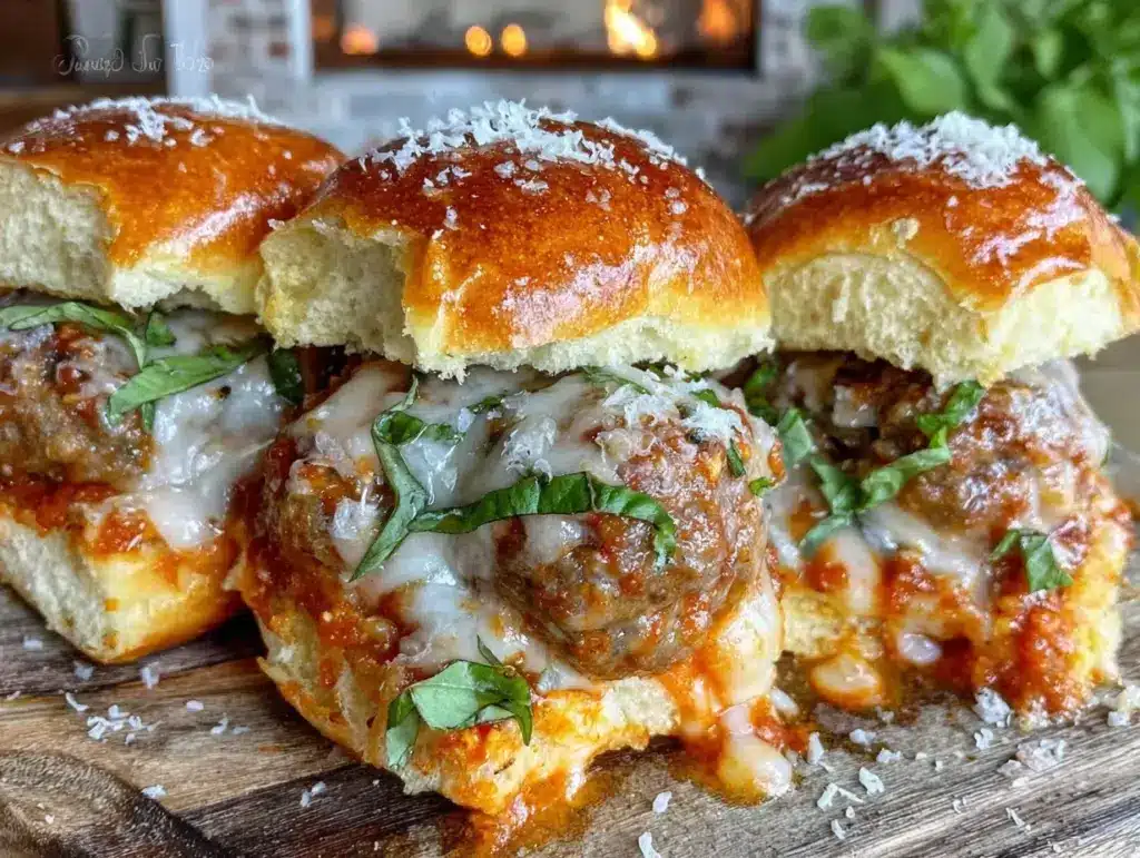 Italian meatball sub sliders - featured image
