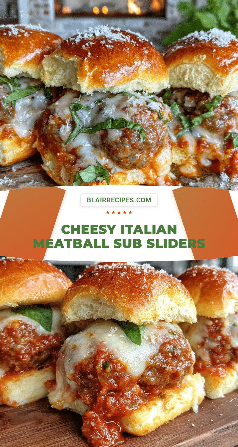 Italian meatball sub sliders recipe