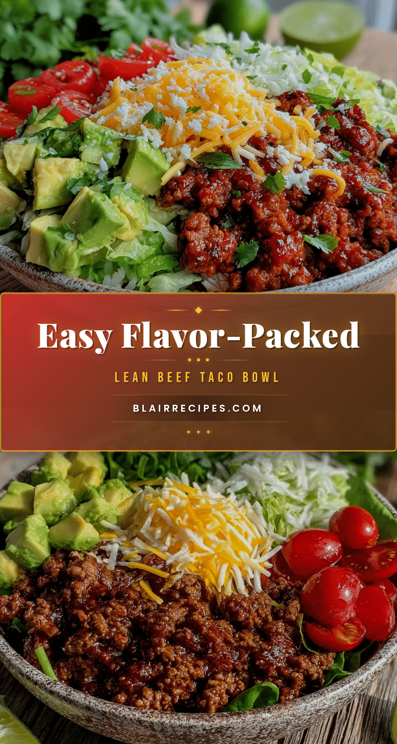lean ground beef taco bowl recipe