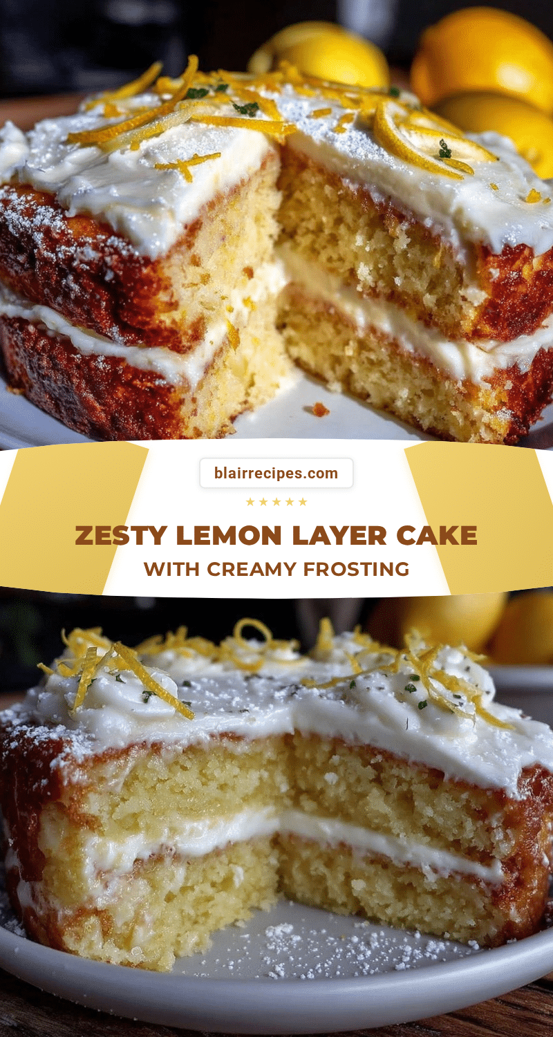 lemon layer cake recipe