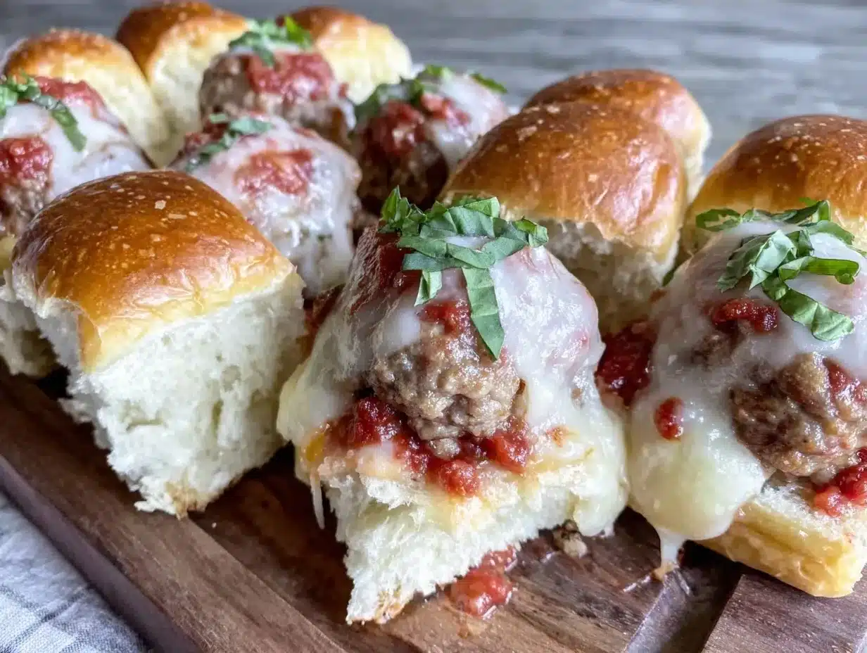 meatball sub sliders preparation steps