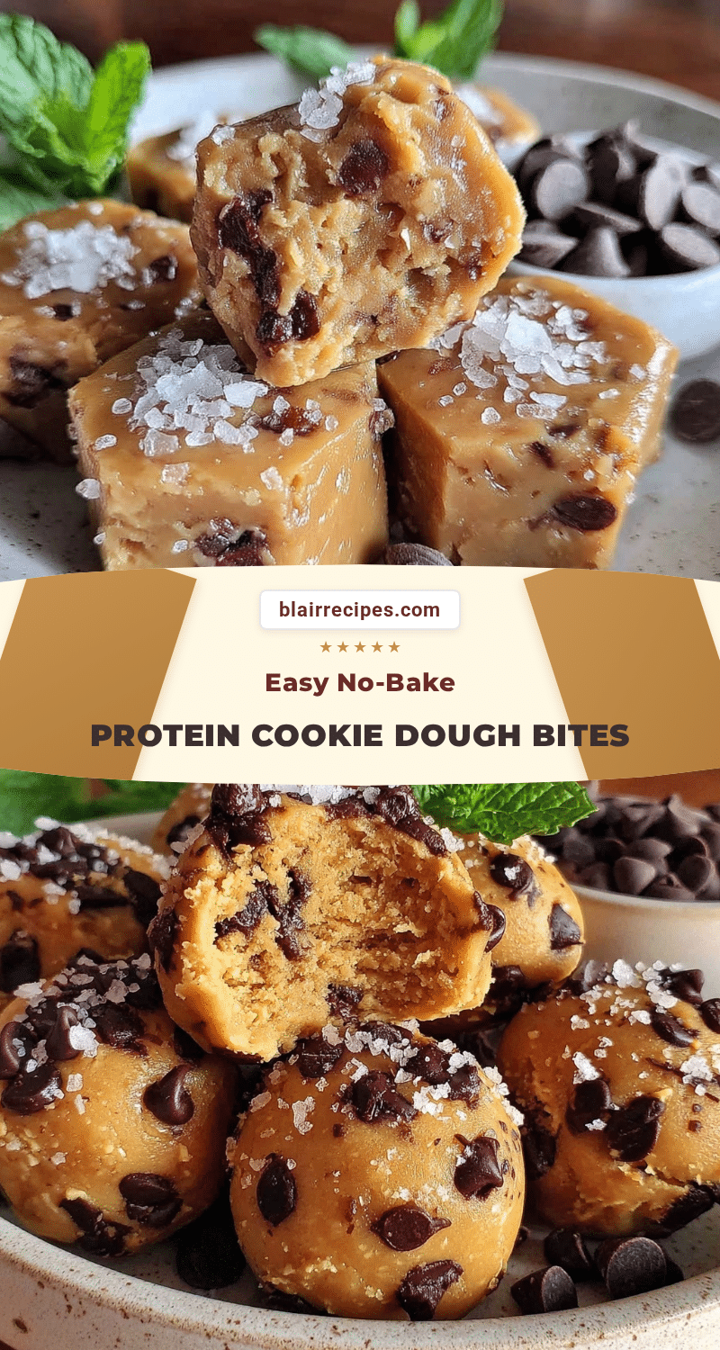 no-bake protein cookie dough bites recipe