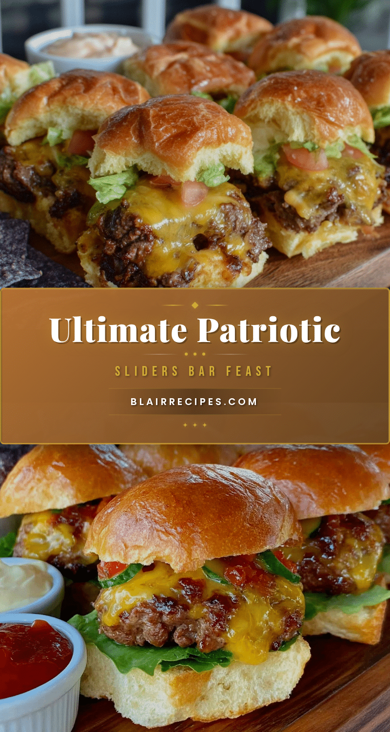 patriotic sliders bar feast recipe
