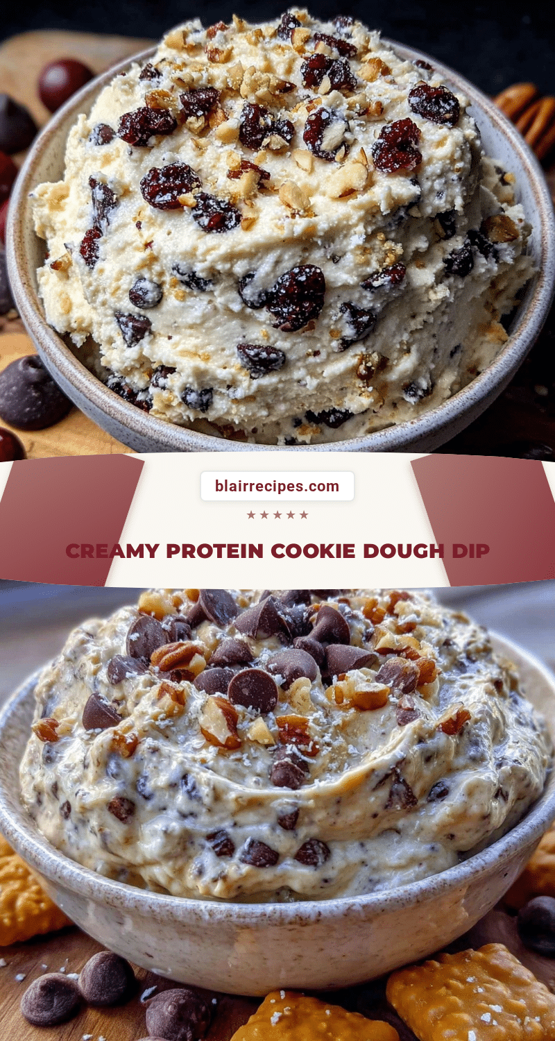 protein cookie dough dip recipe
