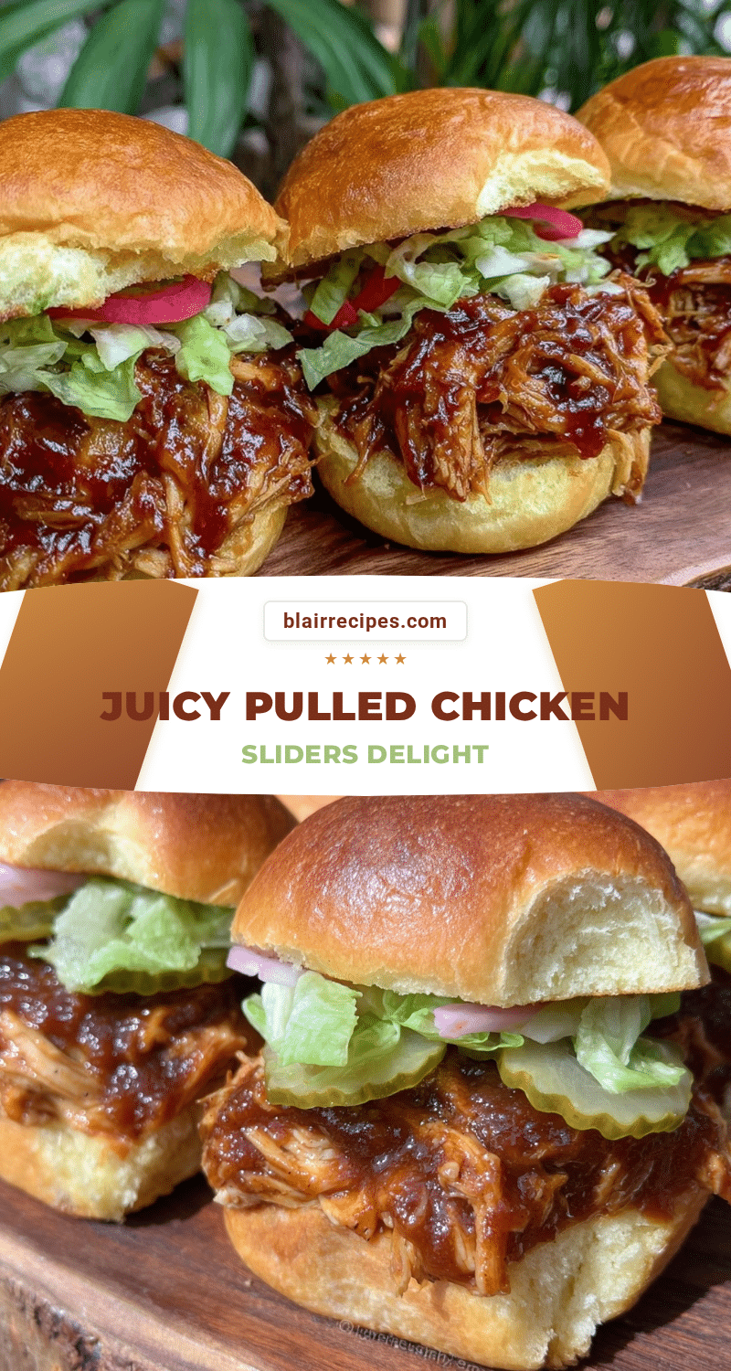 pulled chicken sliders recipe