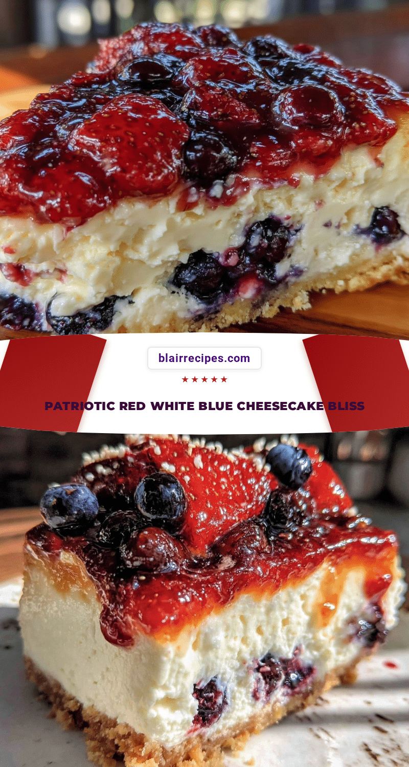 red white and blue cheesecake recipe
