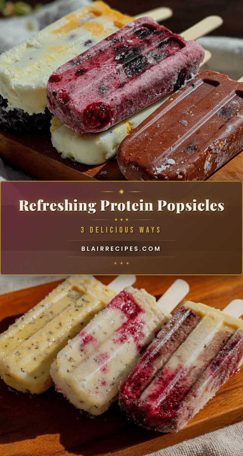 refreshing protein popsicles recipe