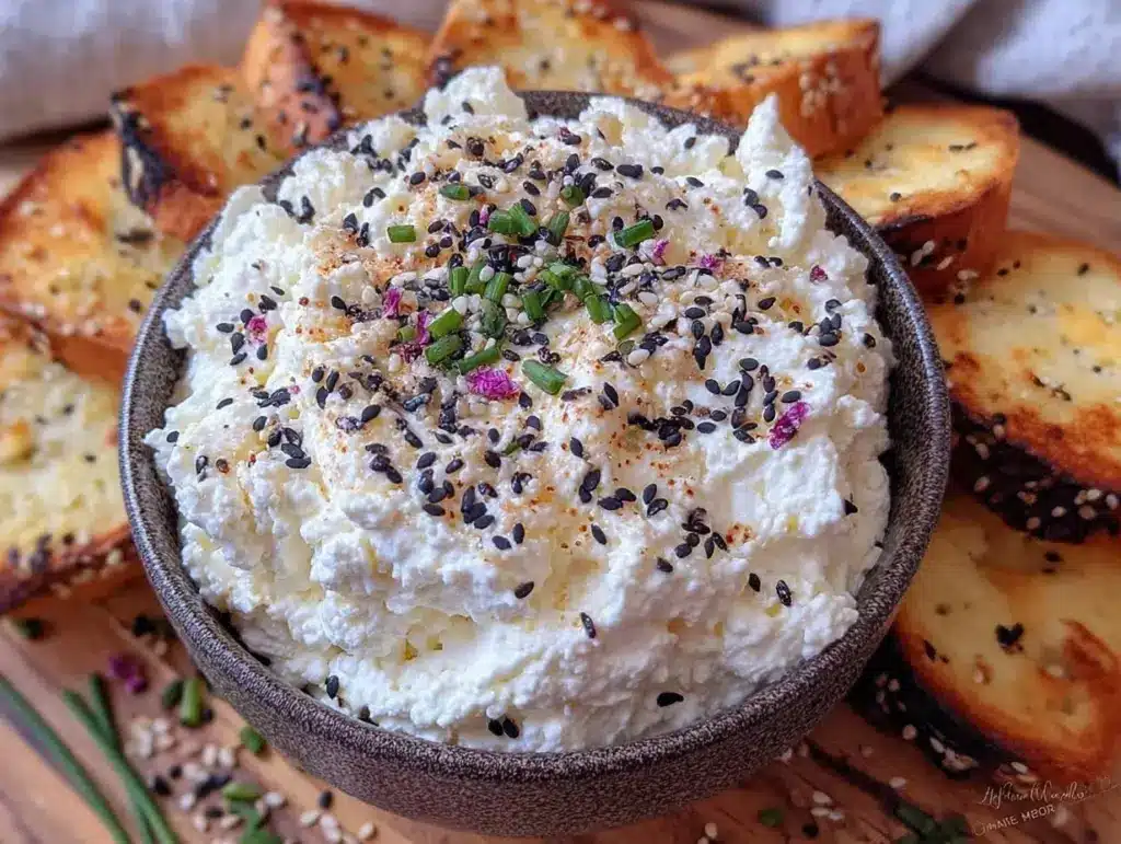savory cottage cheese bowl - featured image