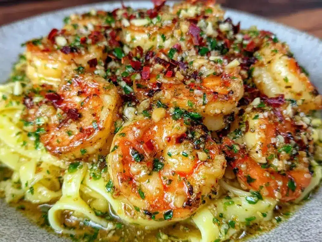 shrimp scampi recipe - featured image