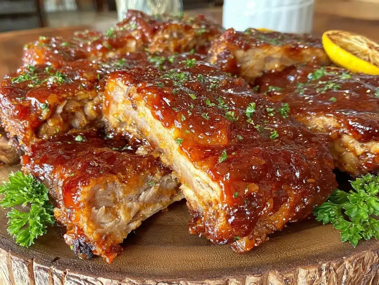 slow cooker BBQ ribs preparation steps