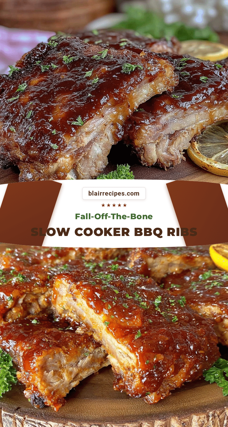 slow cooker BBQ ribs recipe