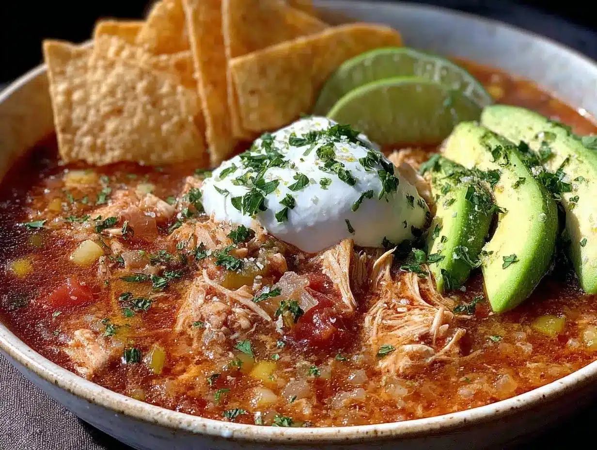 slow cooker chicken tortilla soup preparation steps