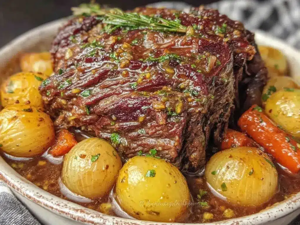 slow cooker pot roast - featured image
