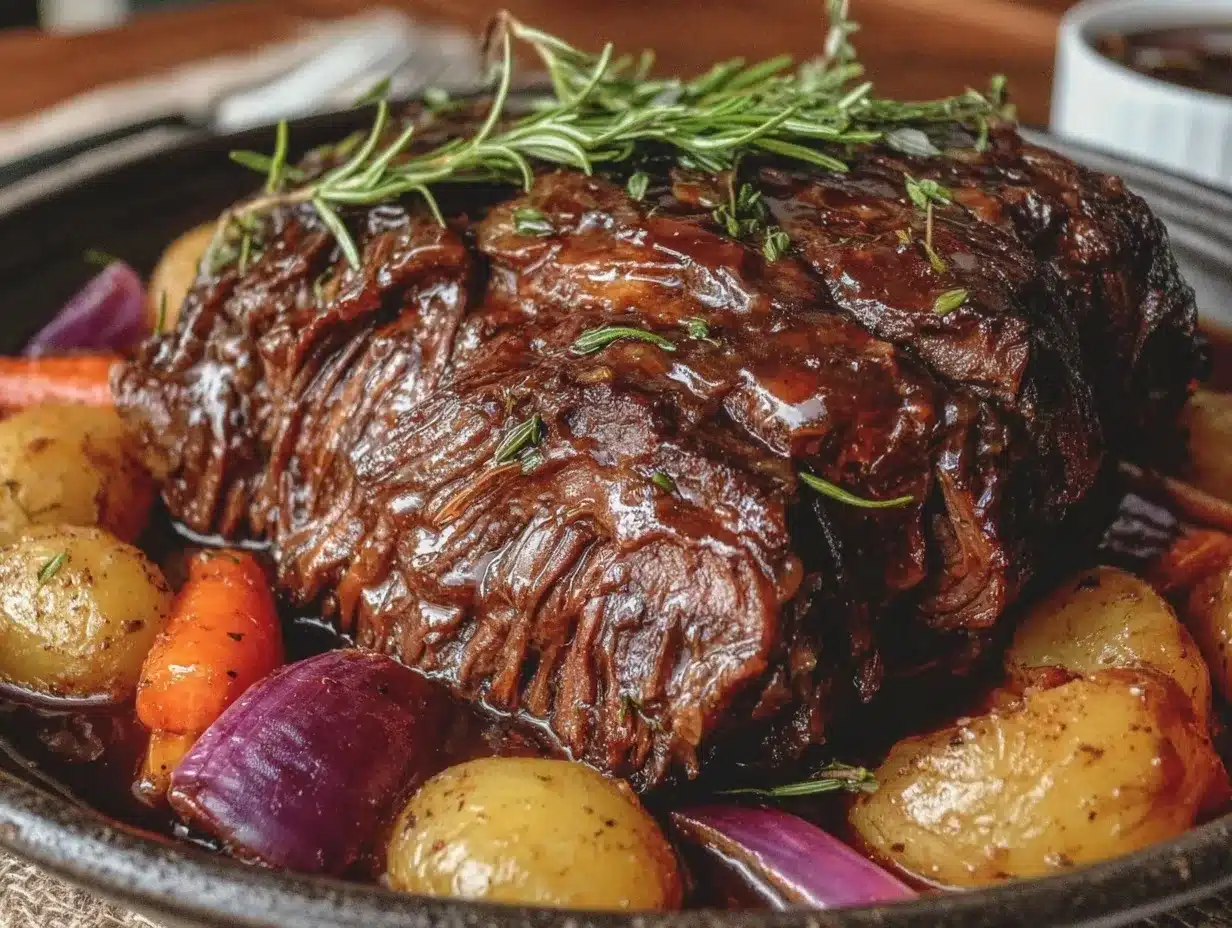 slow cooker pot roast preparation steps