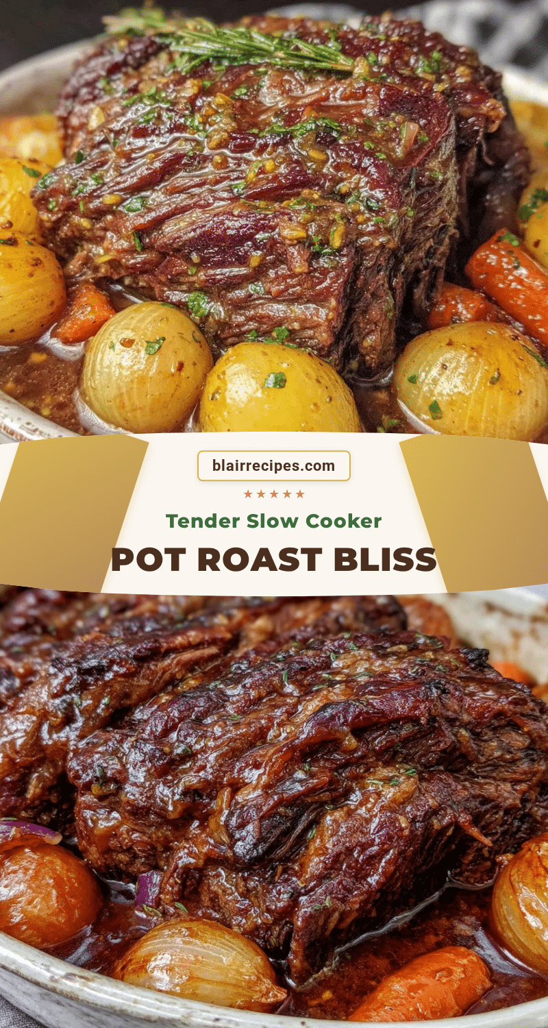 slow cooker pot roast recipe