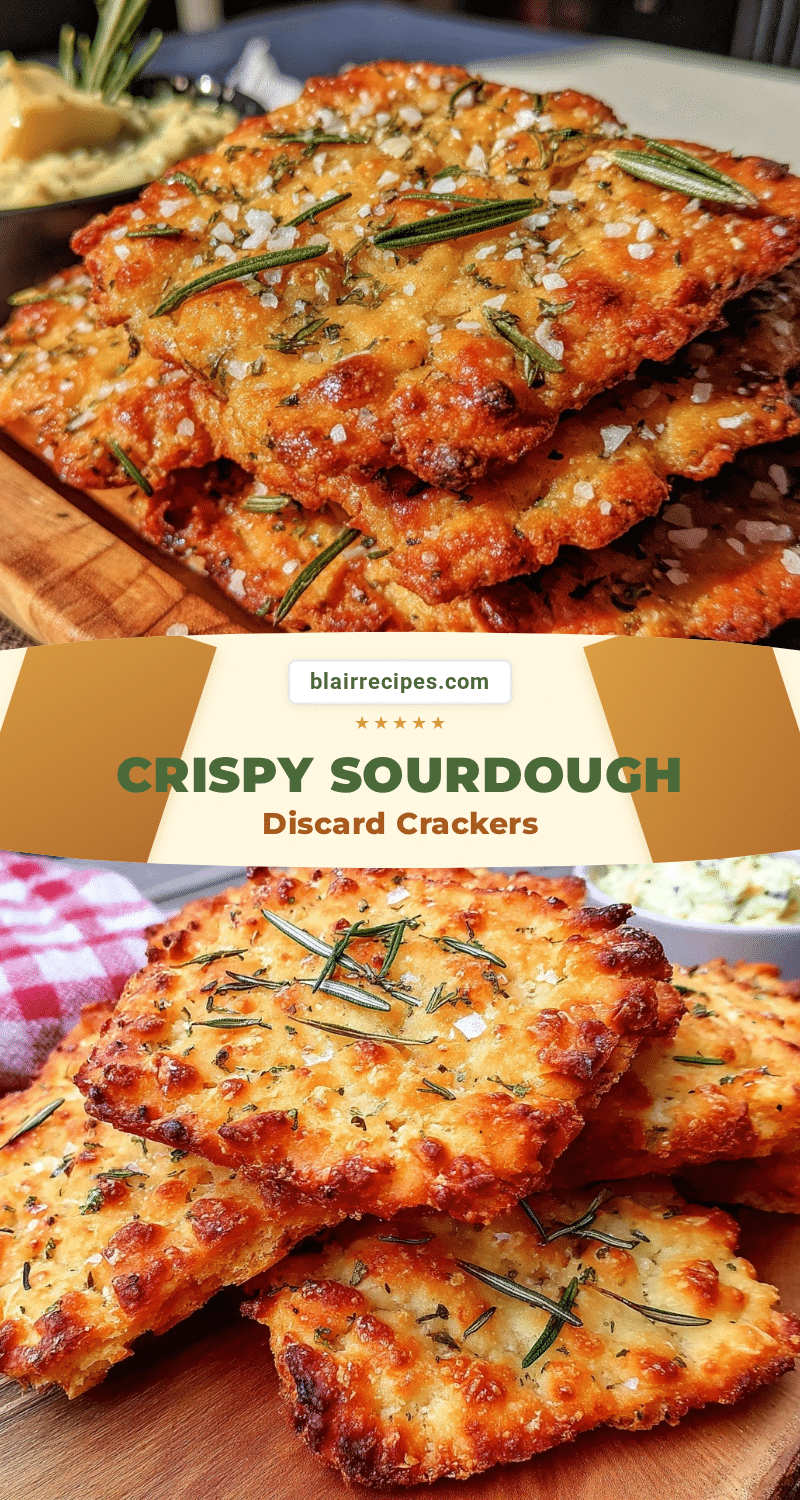 sourdough discard crackers recipe