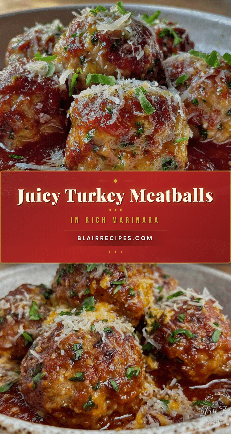 turkey meatballs with marinara sauce recipe