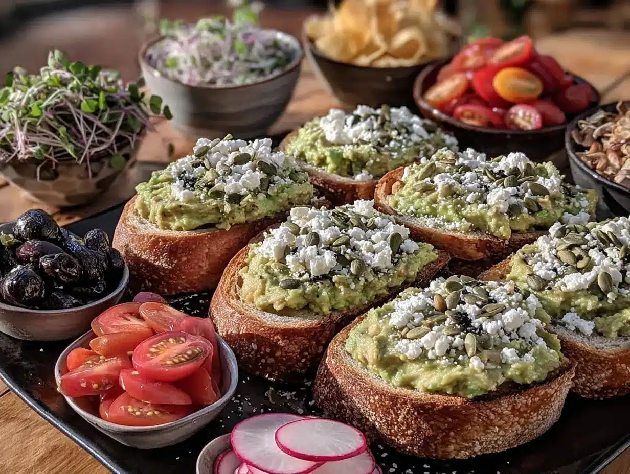 avocado toast bar setup preparation steps