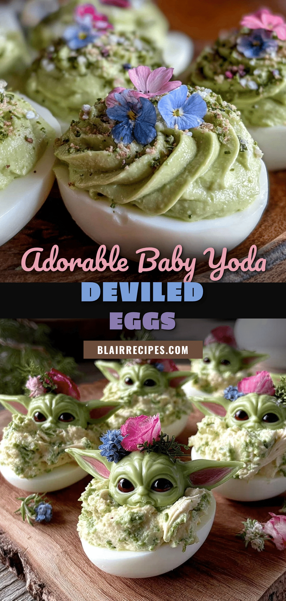 baby yoda deviled eggs recipe