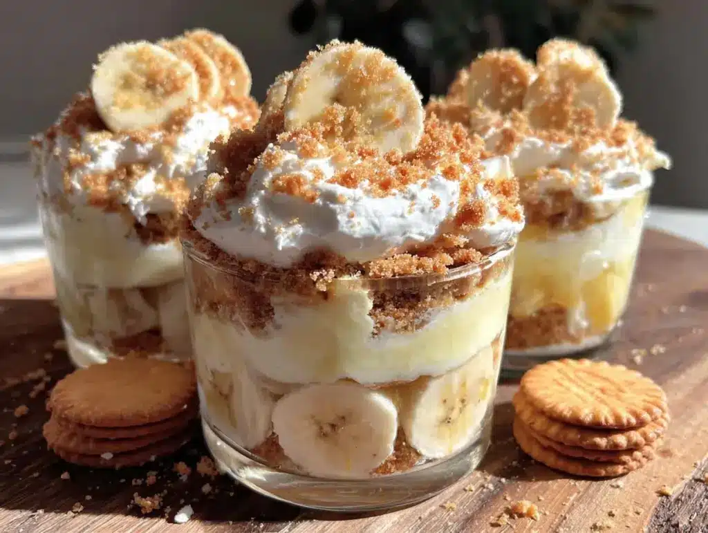 banana pudding trifle cups - featured image