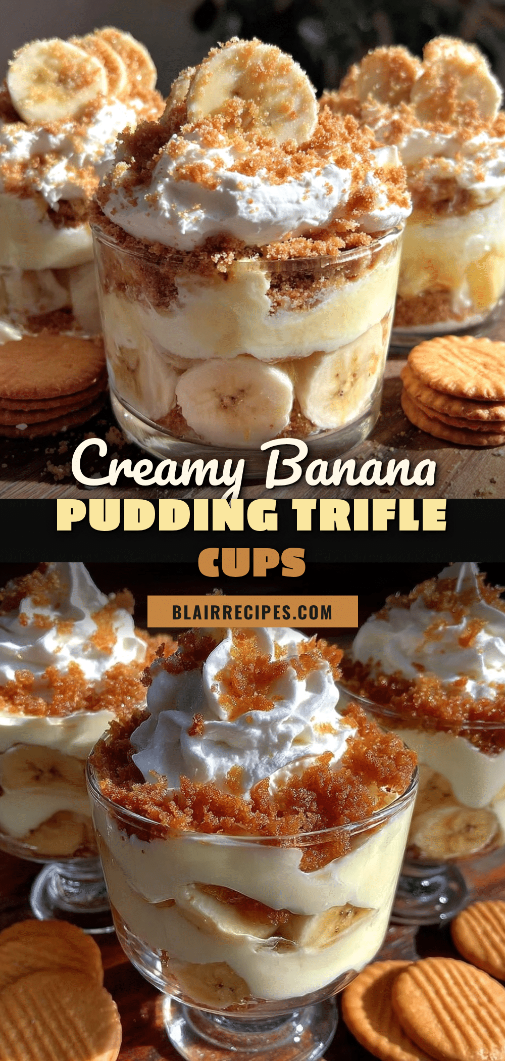 banana pudding trifle cups recipe