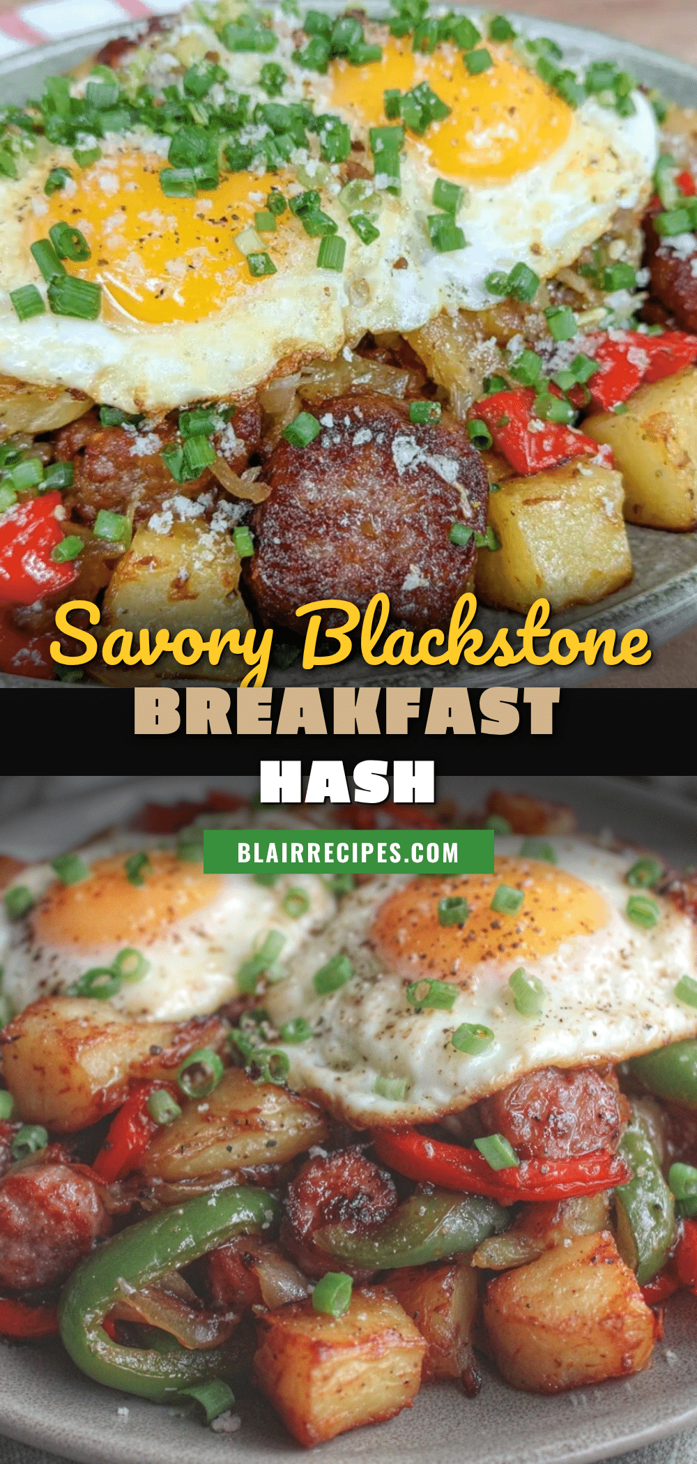 blackstone breakfast hash with eggs recipe