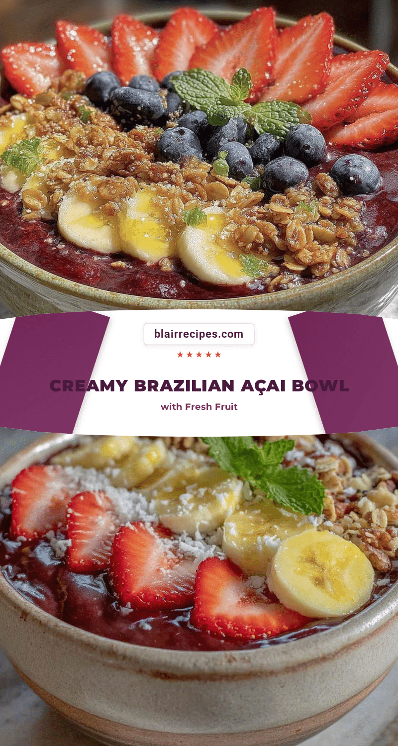 brazilian açai bowl recipe
