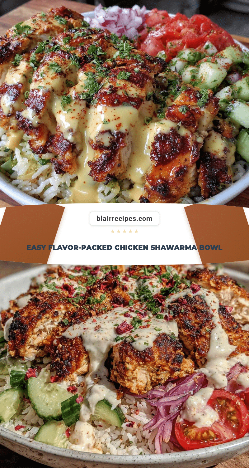 chicken shawarma rice bowl recipe
