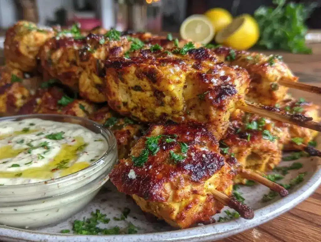 chicken shish tawook marinade - featured image