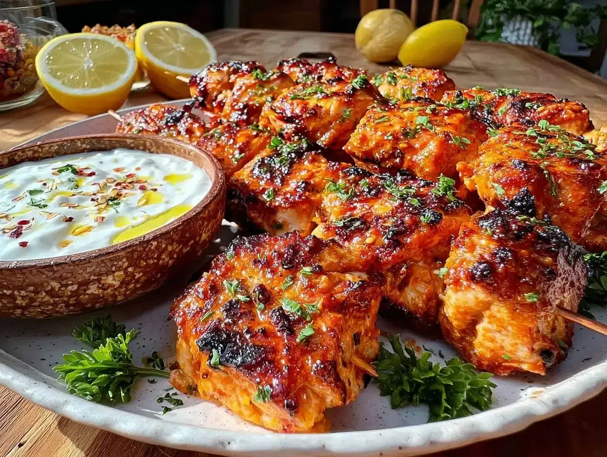 chicken shish tawook marinade preparation steps