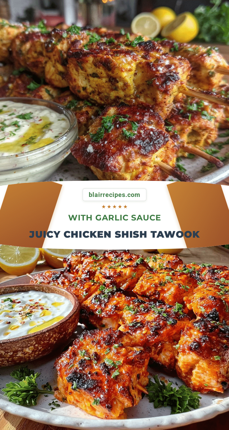chicken shish tawook marinade recipe