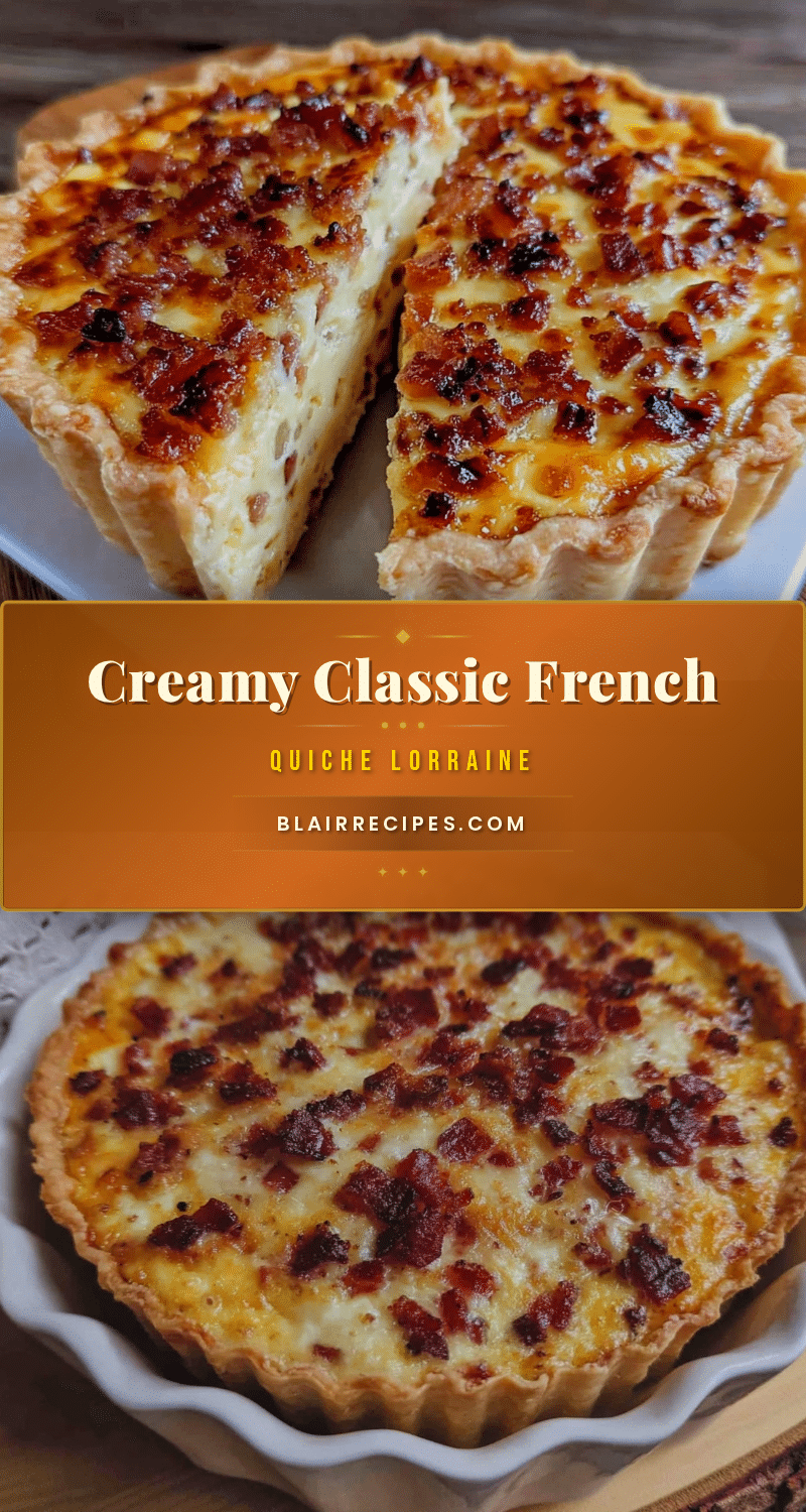 classic creamy french quiche lorraine recipe