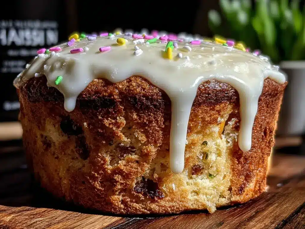 classic Russian Kulich Easter cake - featured image
