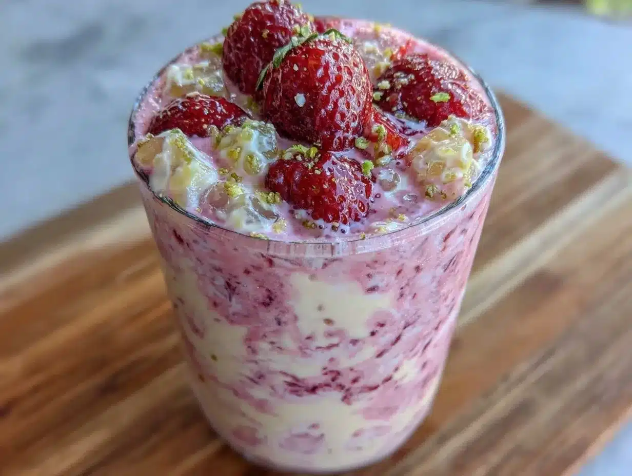 coconut milk pink drink dupe recipe preparation steps