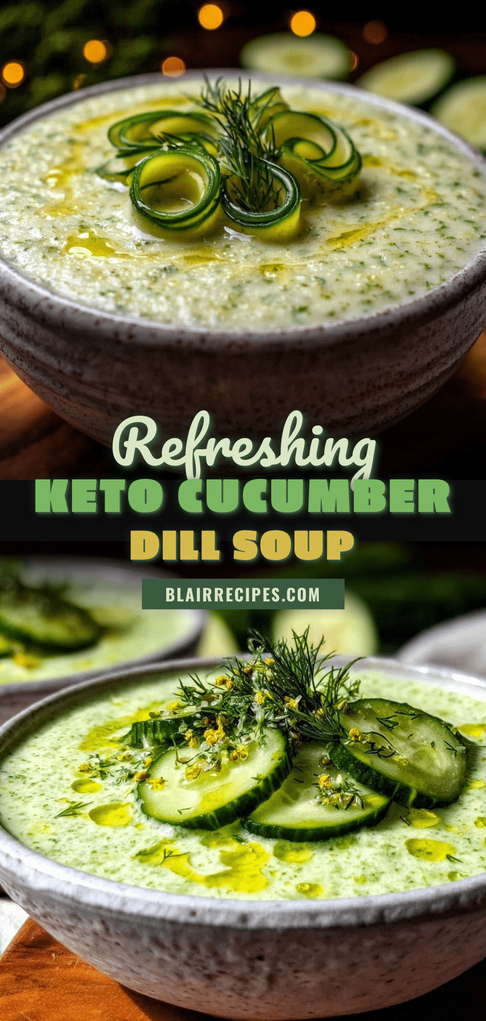 cold cucumber soup with dill recipe